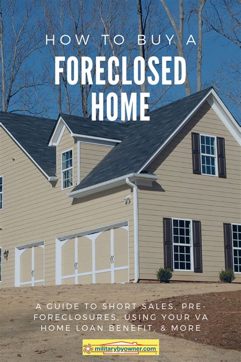 how to purchase a foreclosed home.